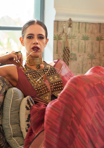 KALKI KOECHLIN In Our Pure ORGANZA Saree