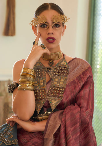KALKI KOECHLIN In Our Pure ORGANZA Saree