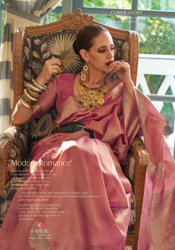 KALKI KOECHLIN In Our Pure ORCHID Saree