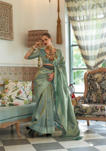 KALKI KOECHLIN In Our Pure ORCHID Saree