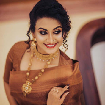 Maroon Pure Soft Silk Saree With Attractive Blouse Piece